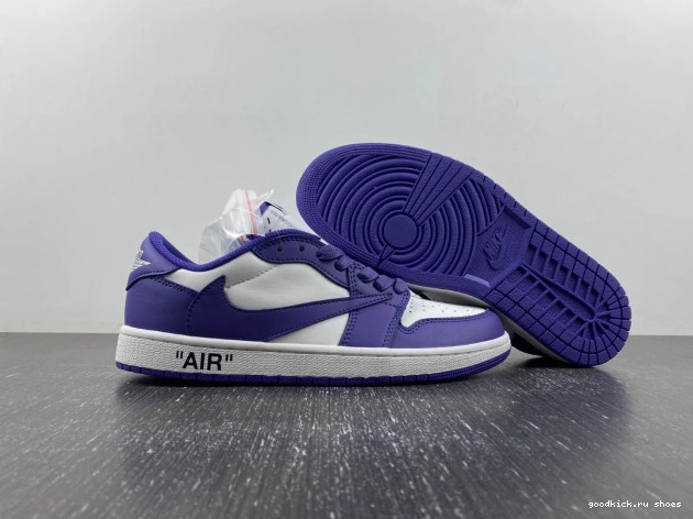 AIR TRAVIS X OFF-WHITE X JORDAN SCOTT CUSTOM 1 DM7890-386 0805